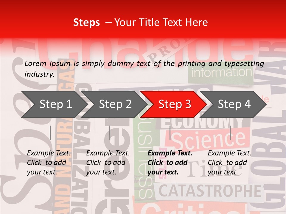 A Number Of Different Types Of Stickers On A Wall PowerPoint Template