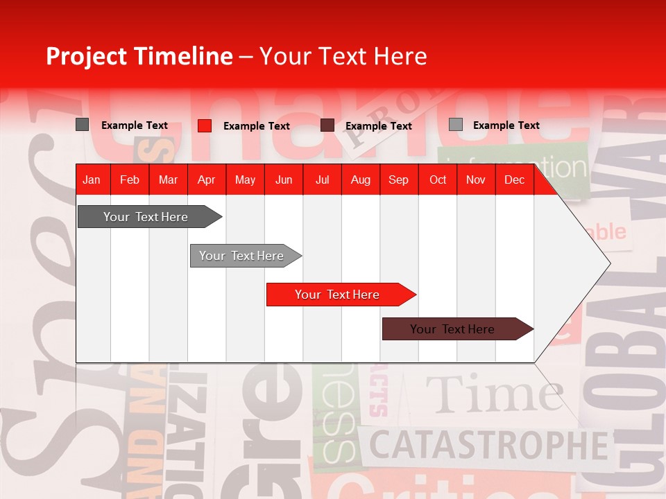 A Number Of Different Types Of Stickers On A Wall PowerPoint Template