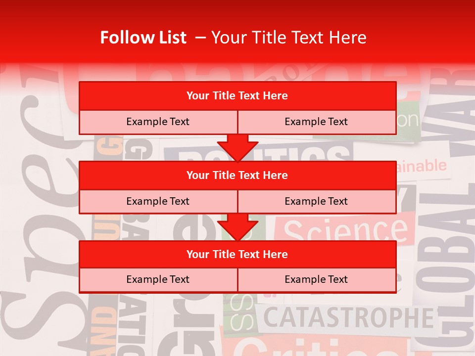 A Number Of Different Types Of Stickers On A Wall PowerPoint Template