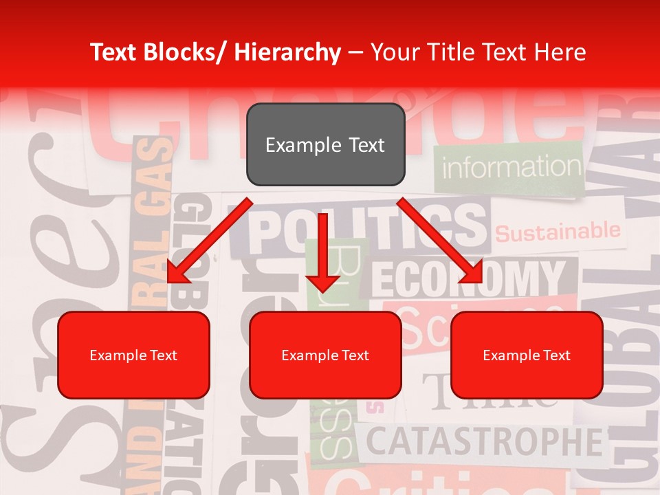 A Number Of Different Types Of Stickers On A Wall PowerPoint Template