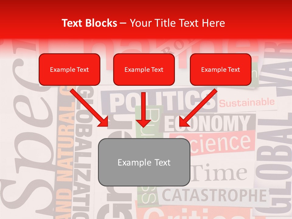 A Number Of Different Types Of Stickers On A Wall PowerPoint Template