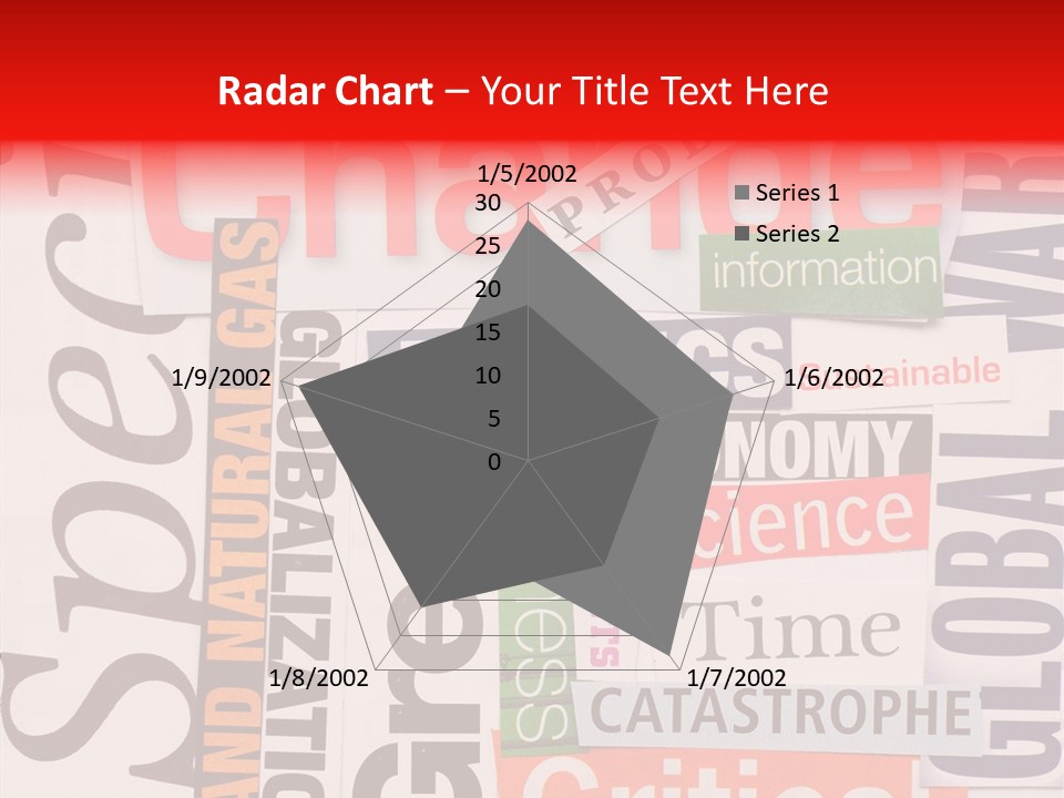 A Number Of Different Types Of Stickers On A Wall PowerPoint Template