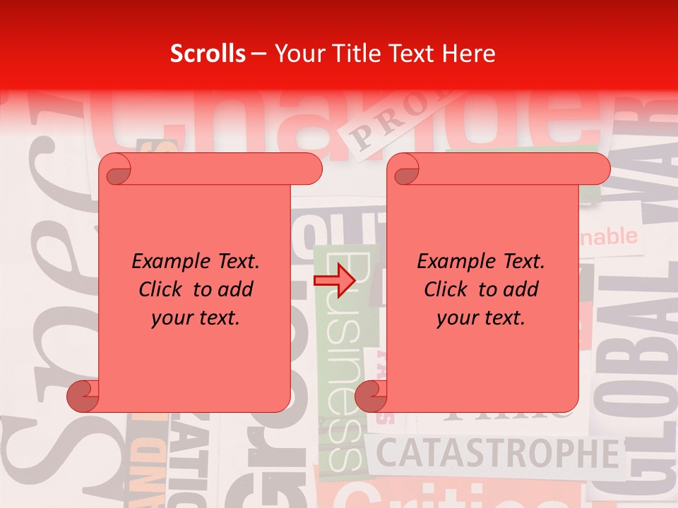 A Number Of Different Types Of Stickers On A Wall PowerPoint Template