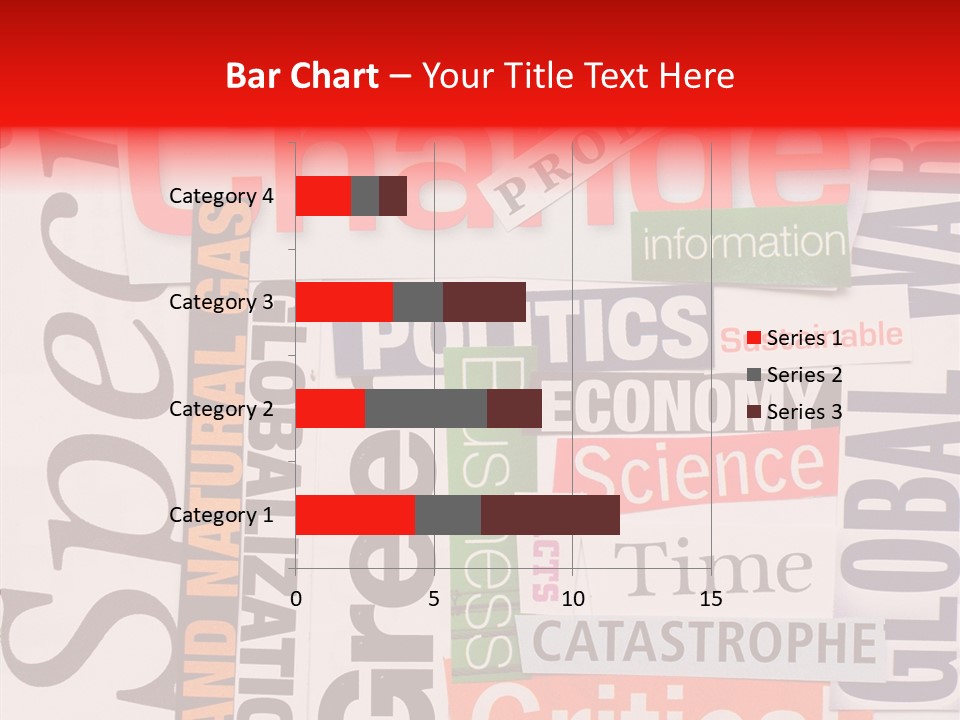 A Number Of Different Types Of Stickers On A Wall PowerPoint Template