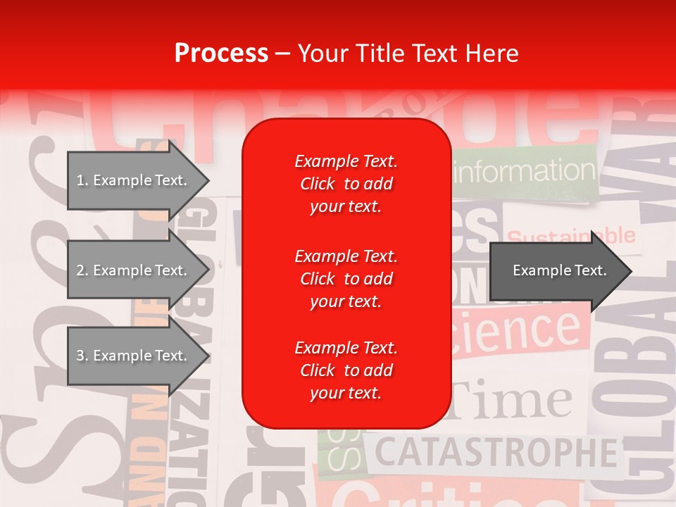 A Number Of Different Types Of Stickers On A Wall PowerPoint Template