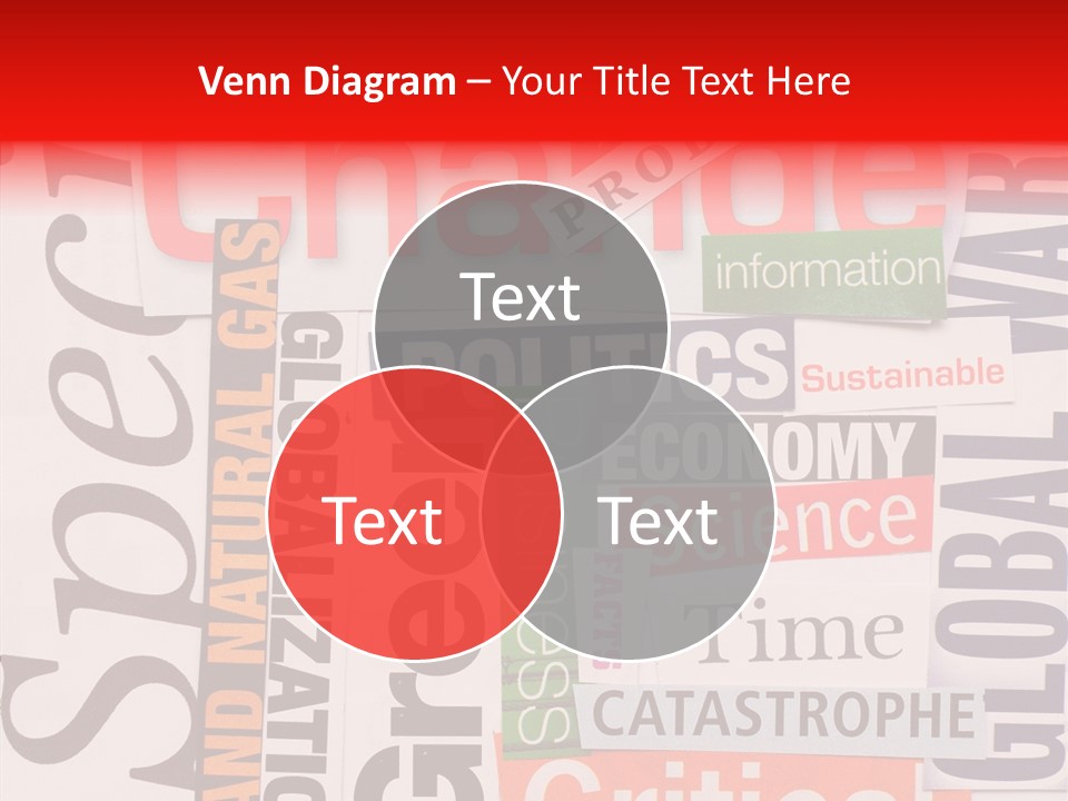 A Number Of Different Types Of Stickers On A Wall PowerPoint Template