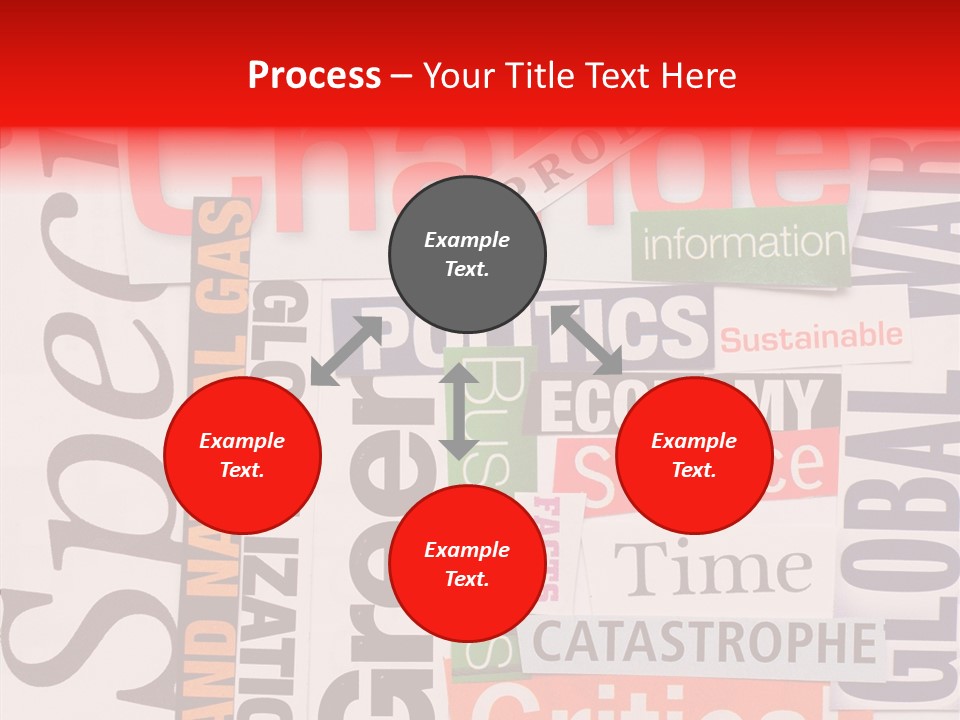A Number Of Different Types Of Stickers On A Wall PowerPoint Template