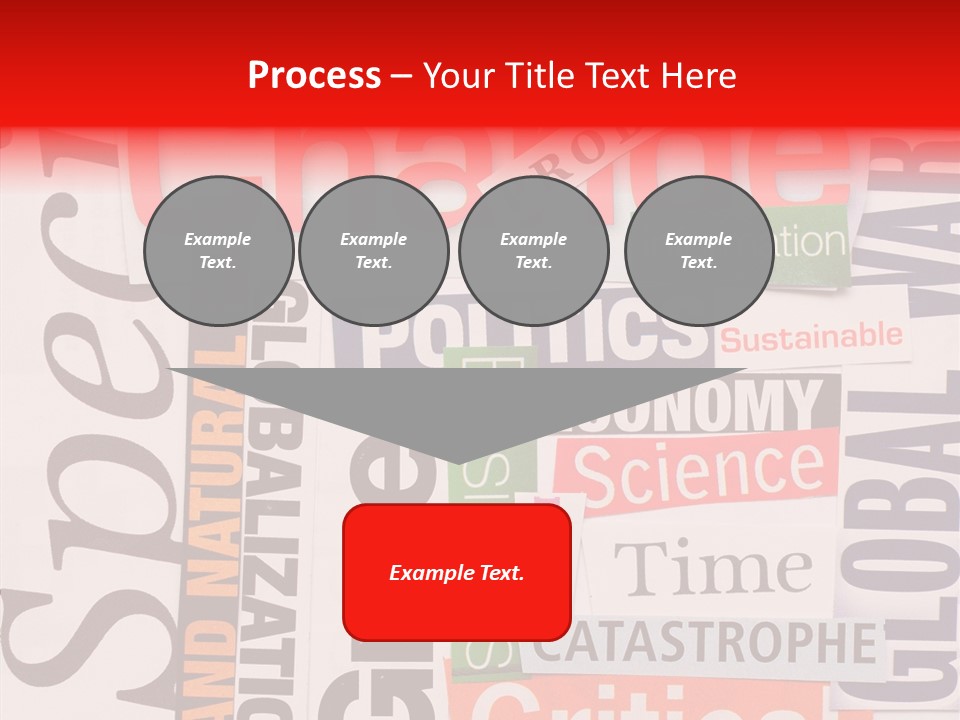 A Number Of Different Types Of Stickers On A Wall PowerPoint Template