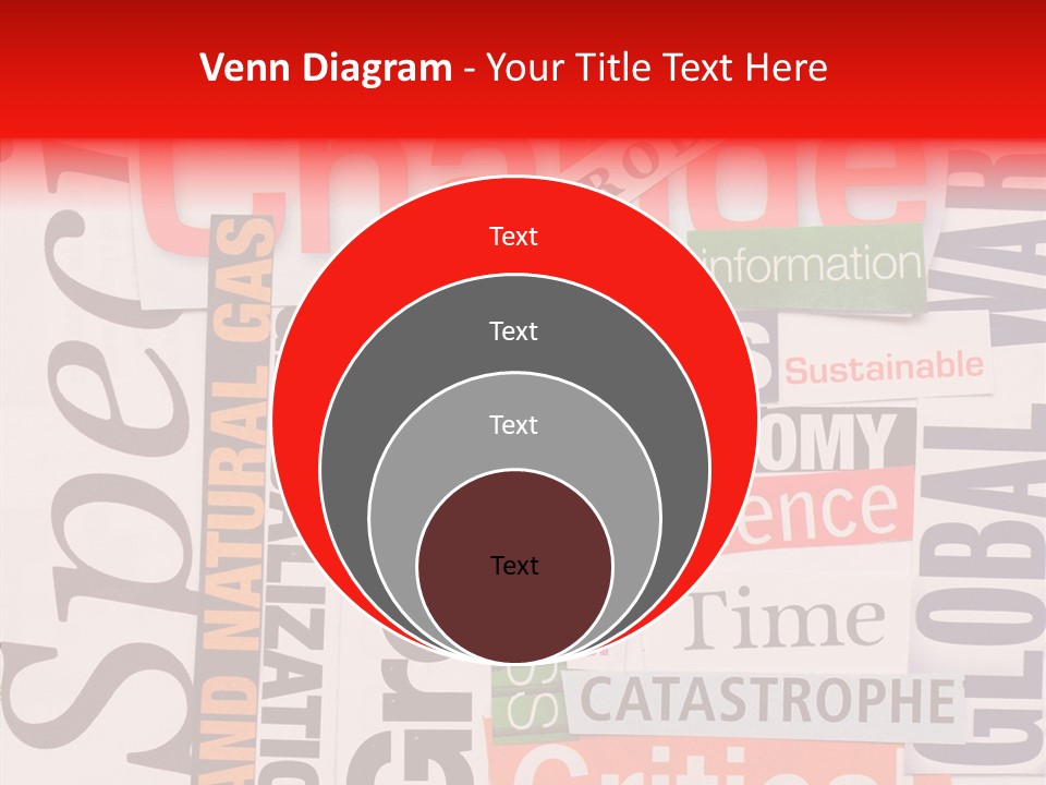 A Number Of Different Types Of Stickers On A Wall PowerPoint Template