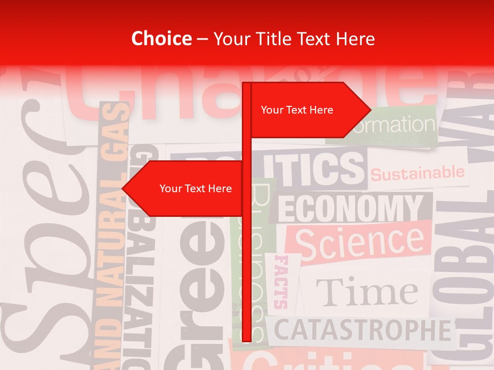 A Number Of Different Types Of Stickers On A Wall PowerPoint Template