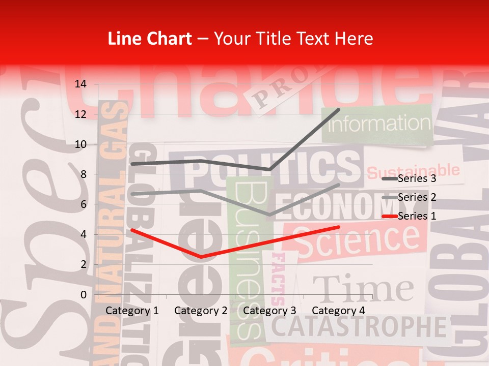 A Number Of Different Types Of Stickers On A Wall PowerPoint Template