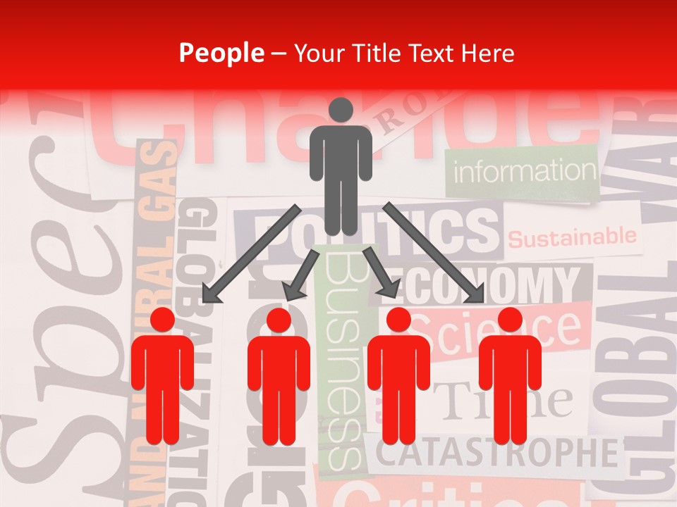 A Number Of Different Types Of Stickers On A Wall PowerPoint Template