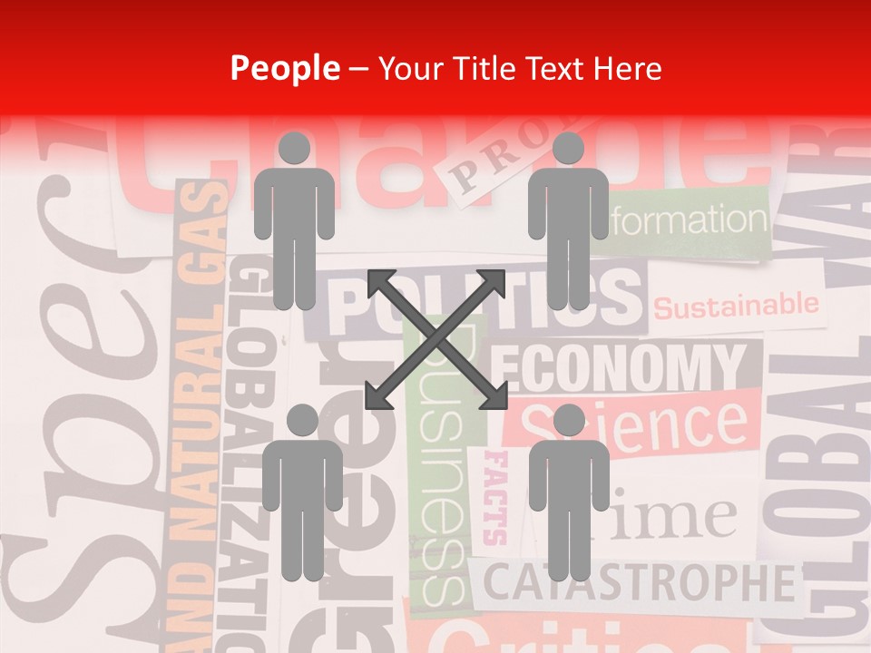 A Number Of Different Types Of Stickers On A Wall PowerPoint Template