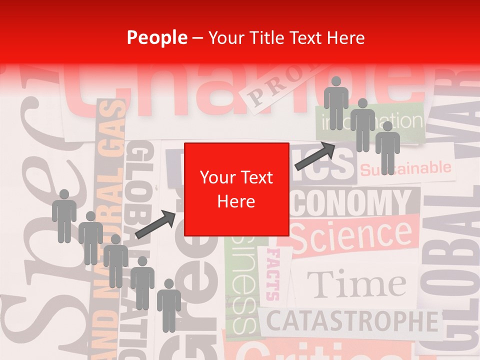 A Number Of Different Types Of Stickers On A Wall PowerPoint Template