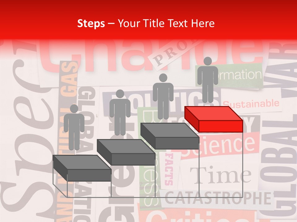 A Number Of Different Types Of Stickers On A Wall PowerPoint Template