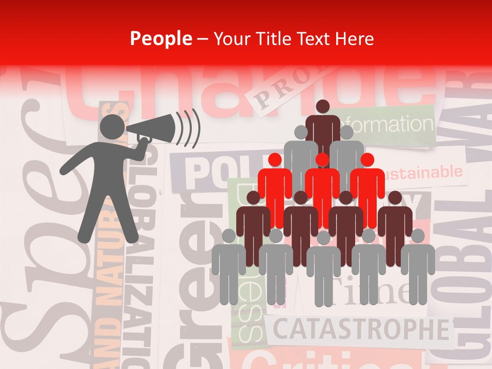 A Number Of Different Types Of Stickers On A Wall PowerPoint Template