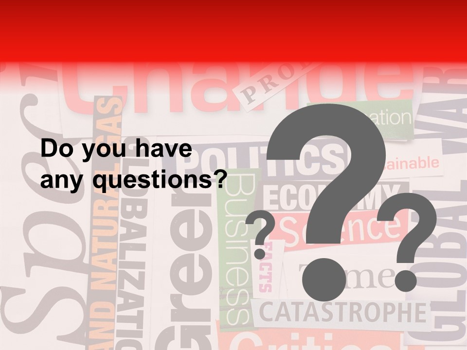 A Number Of Different Types Of Stickers On A Wall PowerPoint Template