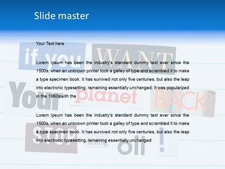 Environment Nature Warn PowerPoint Template