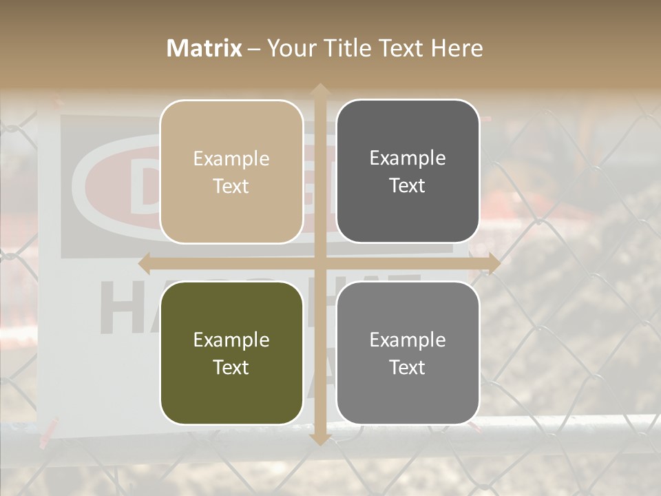 Worksite Danger Hard PowerPoint Template