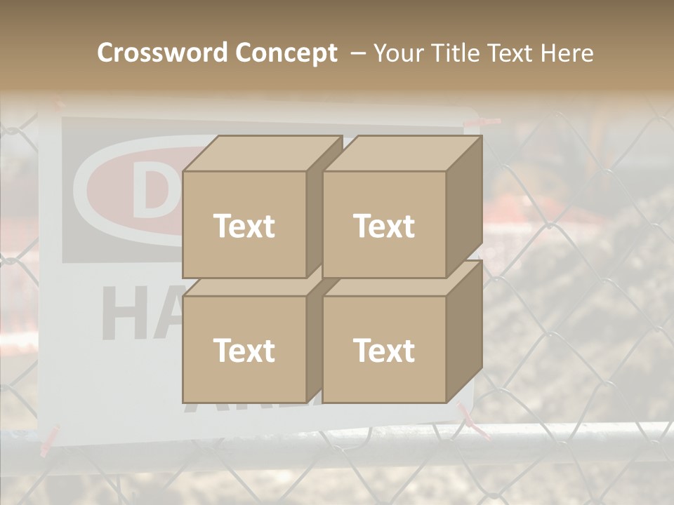 Worksite Danger Hard PowerPoint Template