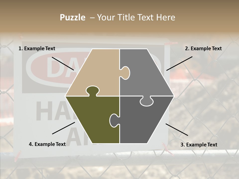 Worksite Danger Hard PowerPoint Template