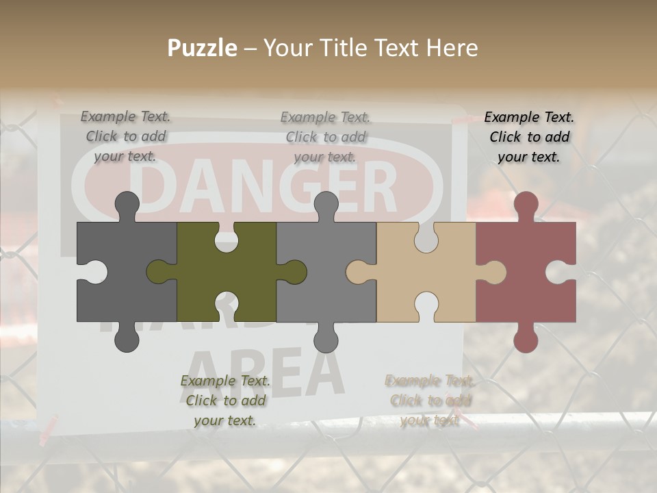 Worksite Danger Hard PowerPoint Template