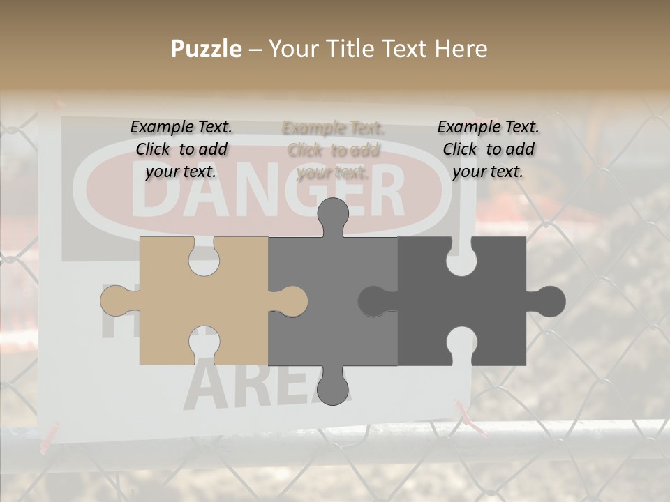 Worksite Danger Hard PowerPoint Template