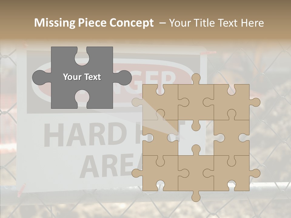 Worksite Danger Hard PowerPoint Template
