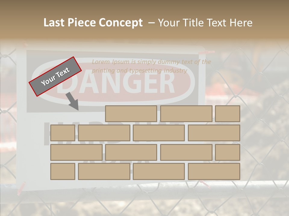 Worksite Danger Hard PowerPoint Template