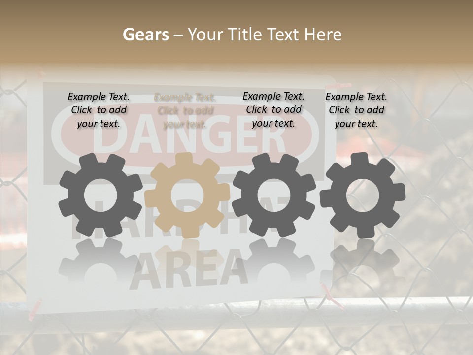 Worksite Danger Hard PowerPoint Template