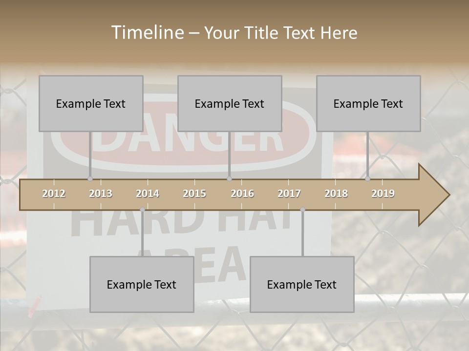 Worksite Danger Hard PowerPoint Template