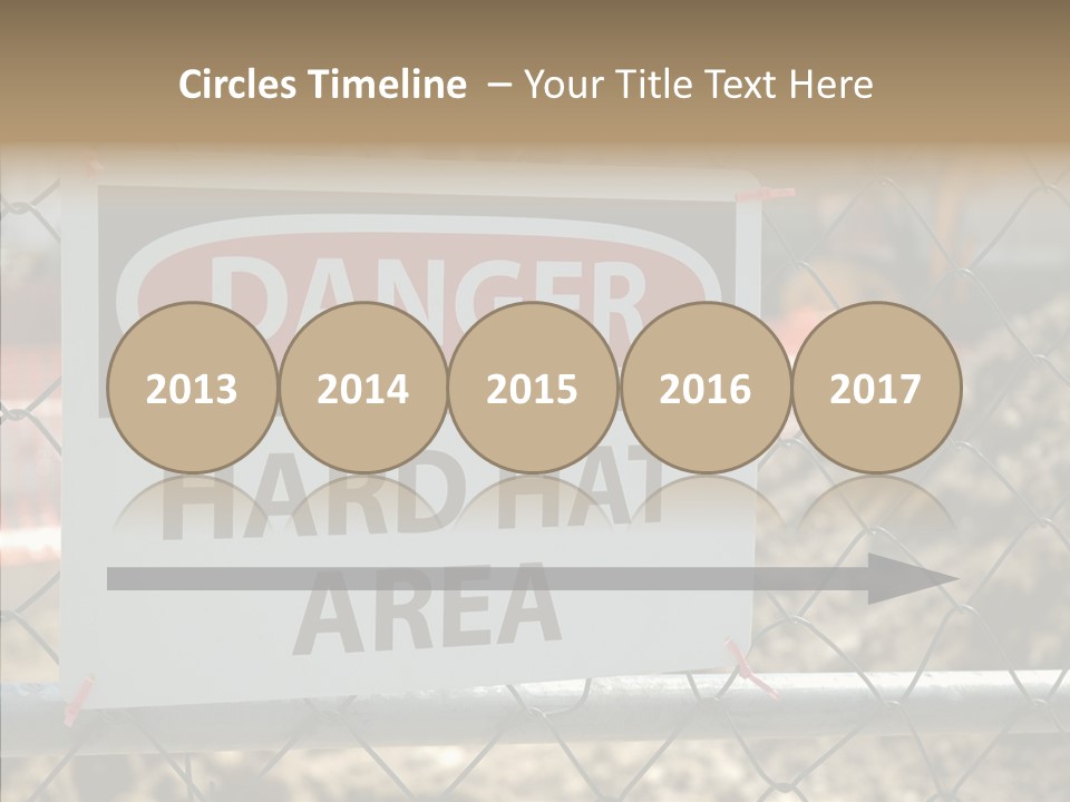 Worksite Danger Hard PowerPoint Template