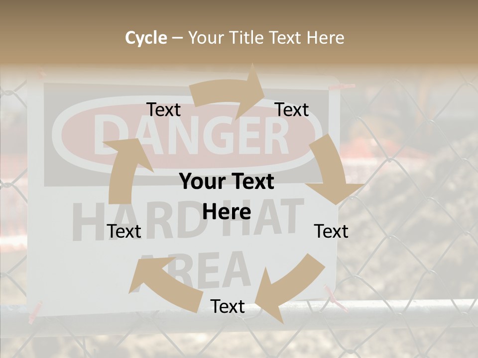 Worksite Danger Hard PowerPoint Template
