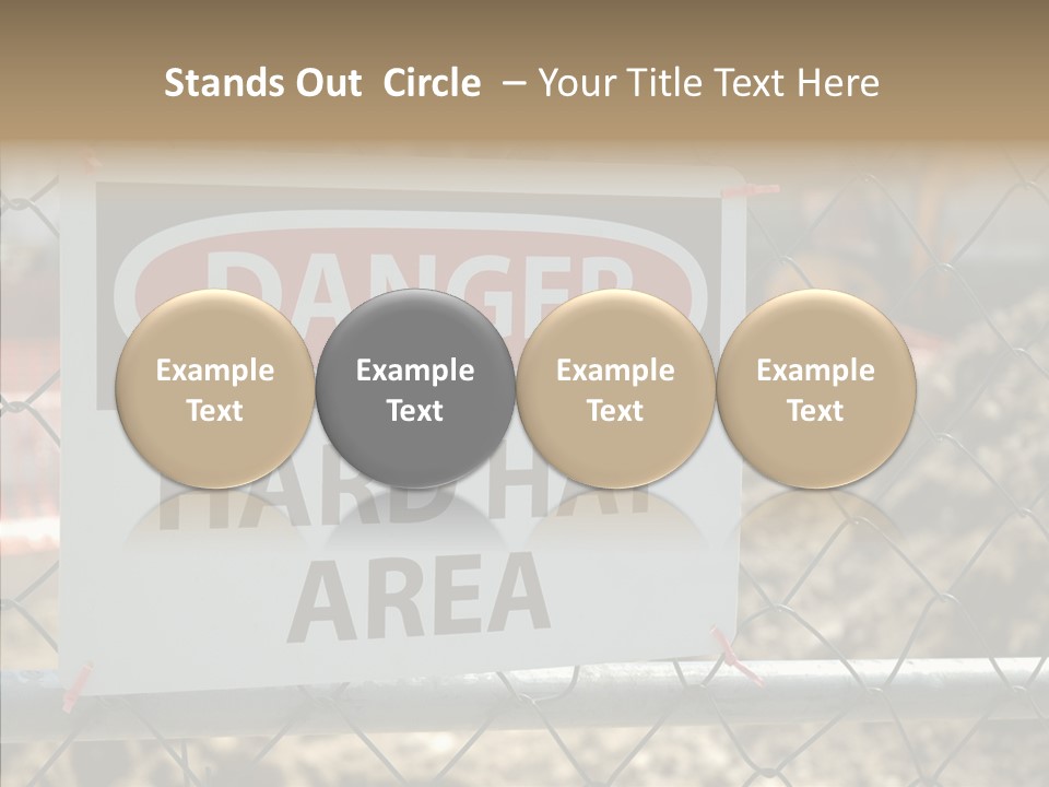 Worksite Danger Hard PowerPoint Template
