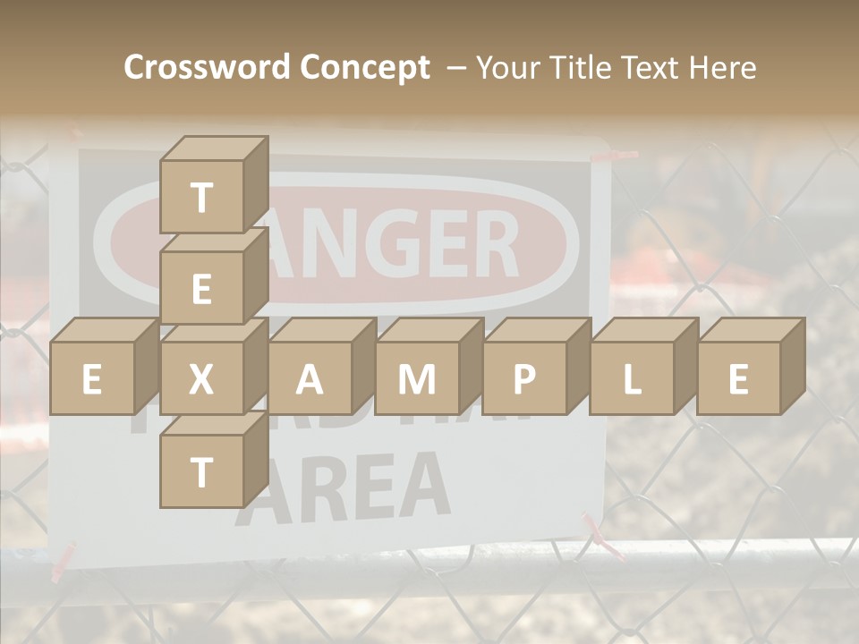 Worksite Danger Hard PowerPoint Template