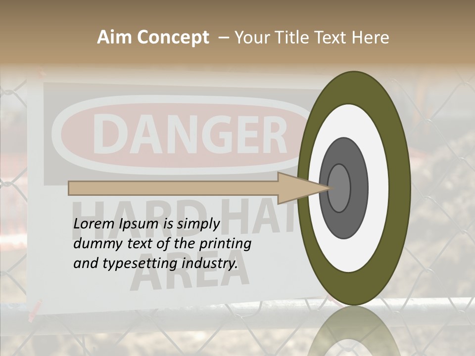 Worksite Danger Hard PowerPoint Template