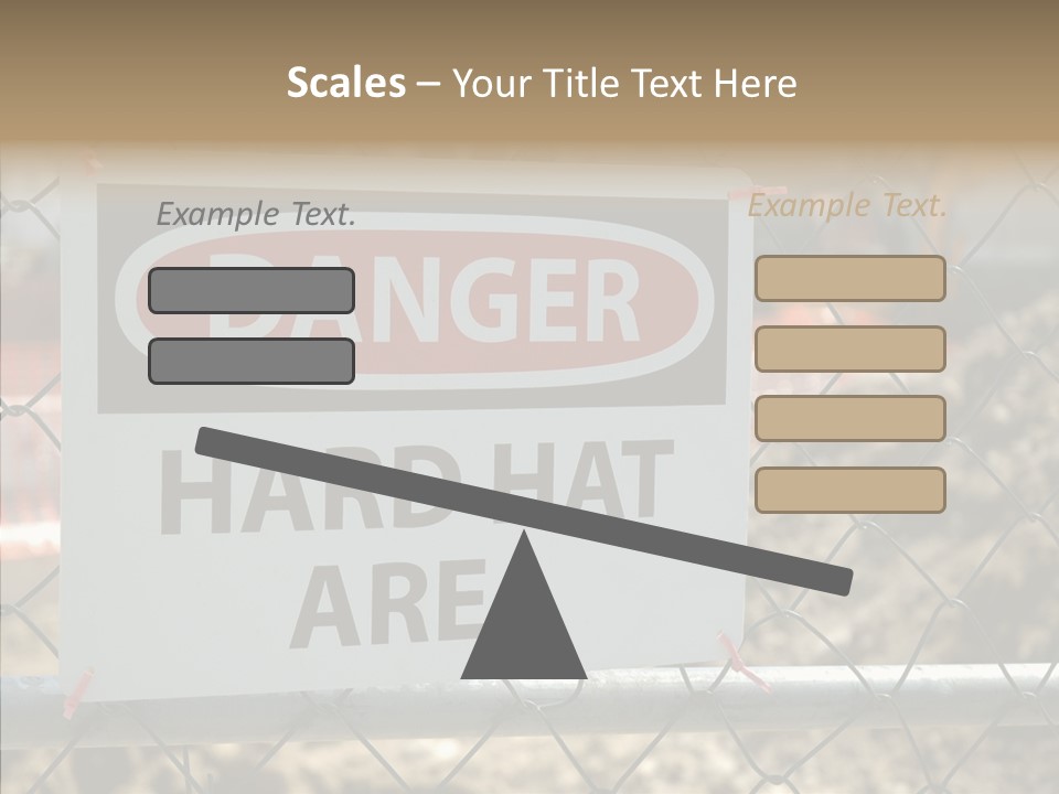 Worksite Danger Hard PowerPoint Template