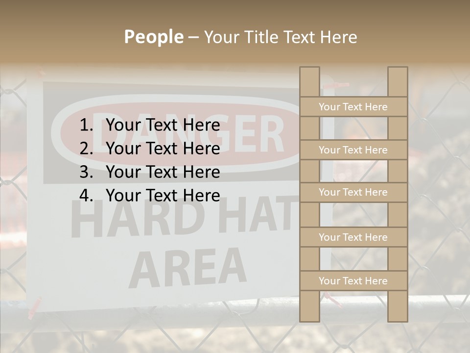 Worksite Danger Hard PowerPoint Template