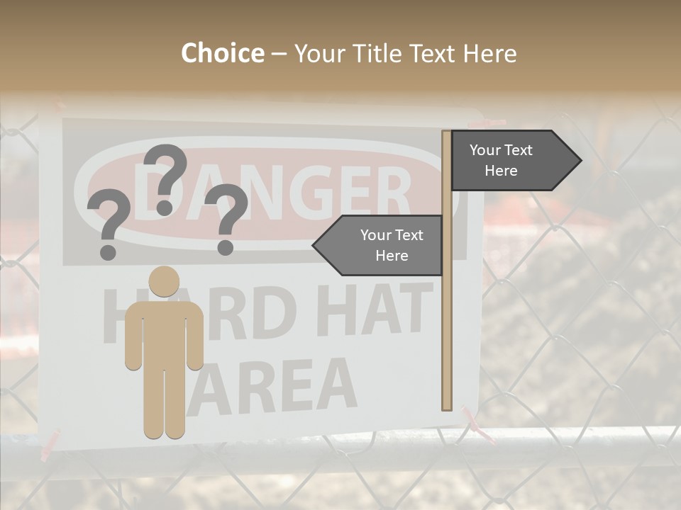Worksite Danger Hard PowerPoint Template