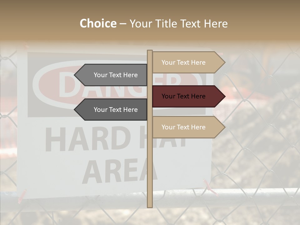 Worksite Danger Hard PowerPoint Template
