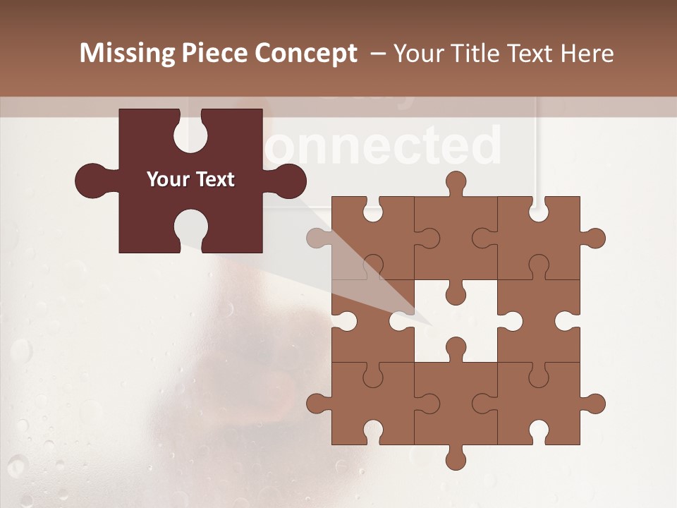 Display Hand Concept PowerPoint Template