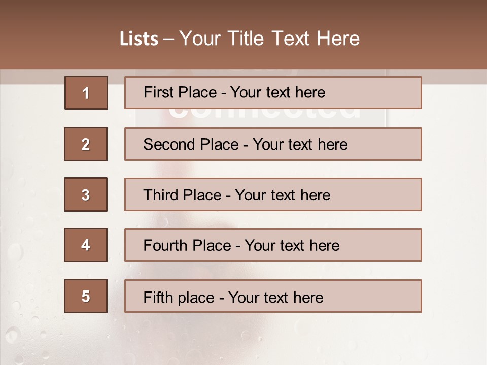 Display Hand Concept PowerPoint Template