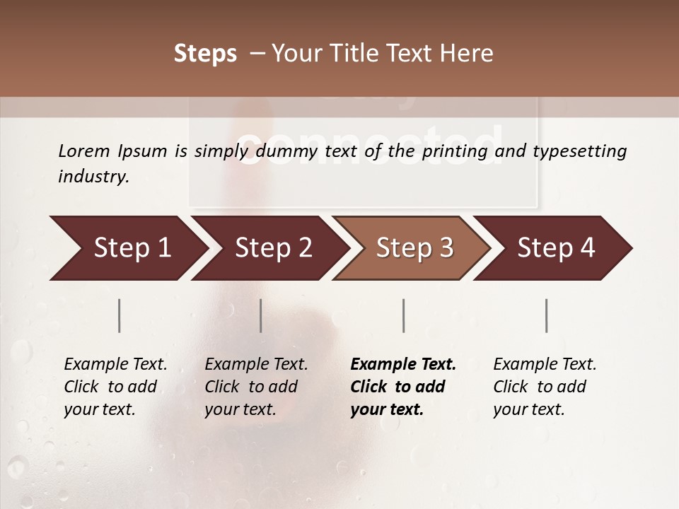 Display Hand Concept PowerPoint Template