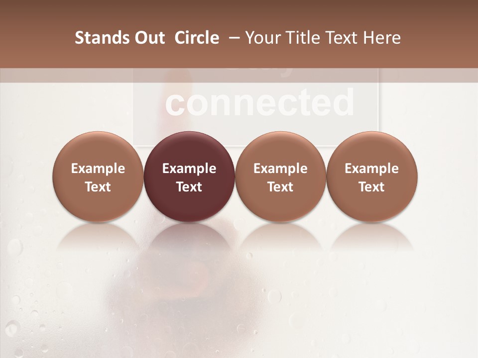 Display Hand Concept PowerPoint Template