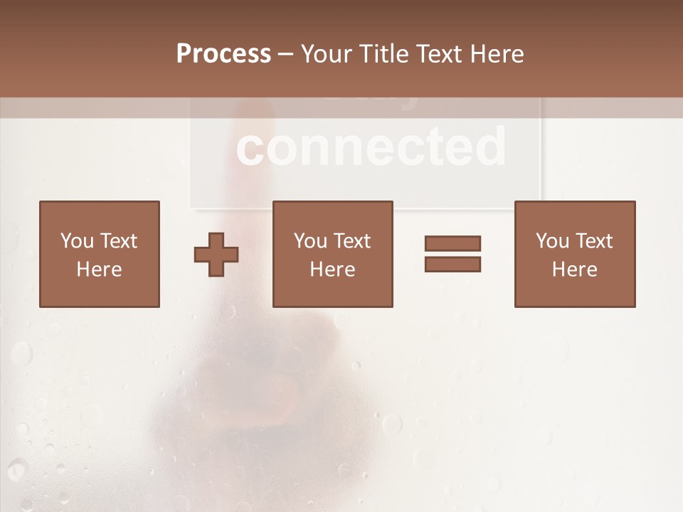 Display Hand Concept PowerPoint Template