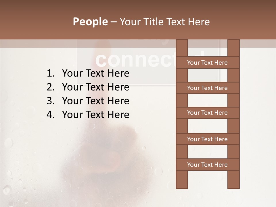 Display Hand Concept PowerPoint Template