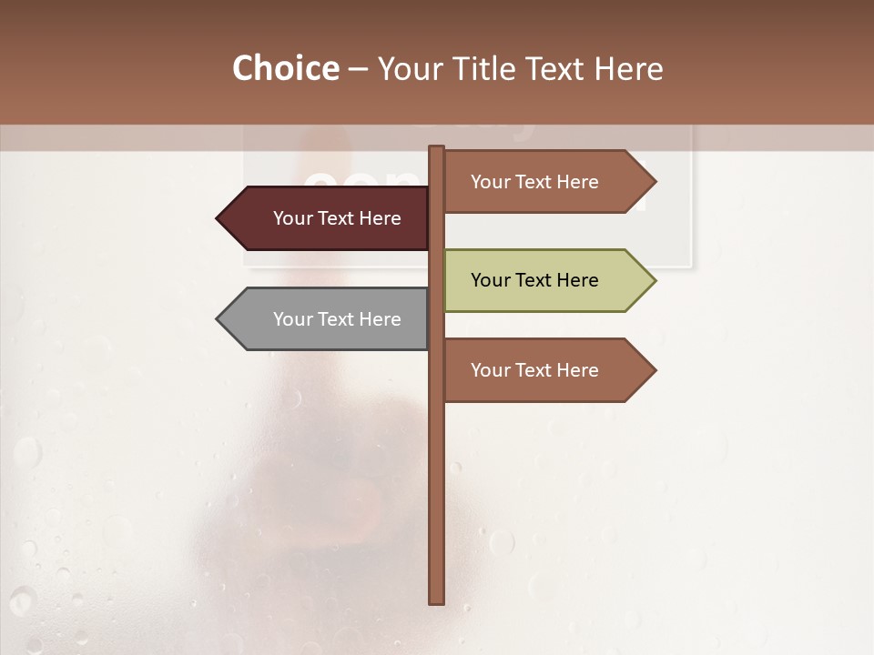 Display Hand Concept PowerPoint Template