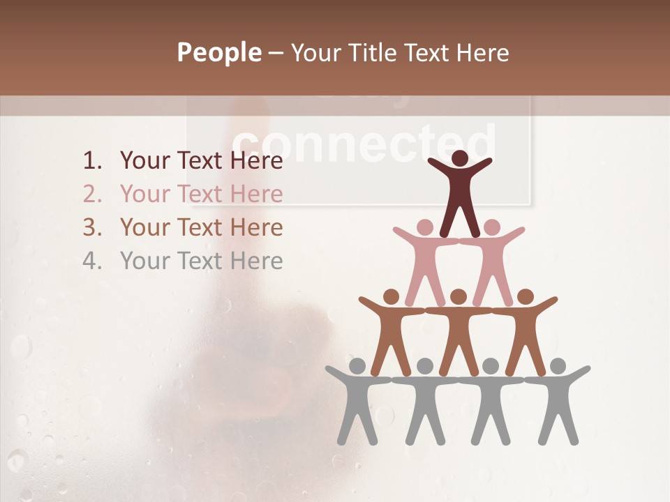 Display Hand Concept PowerPoint Template