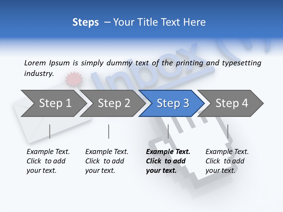 Correspondence Red Website PowerPoint Template