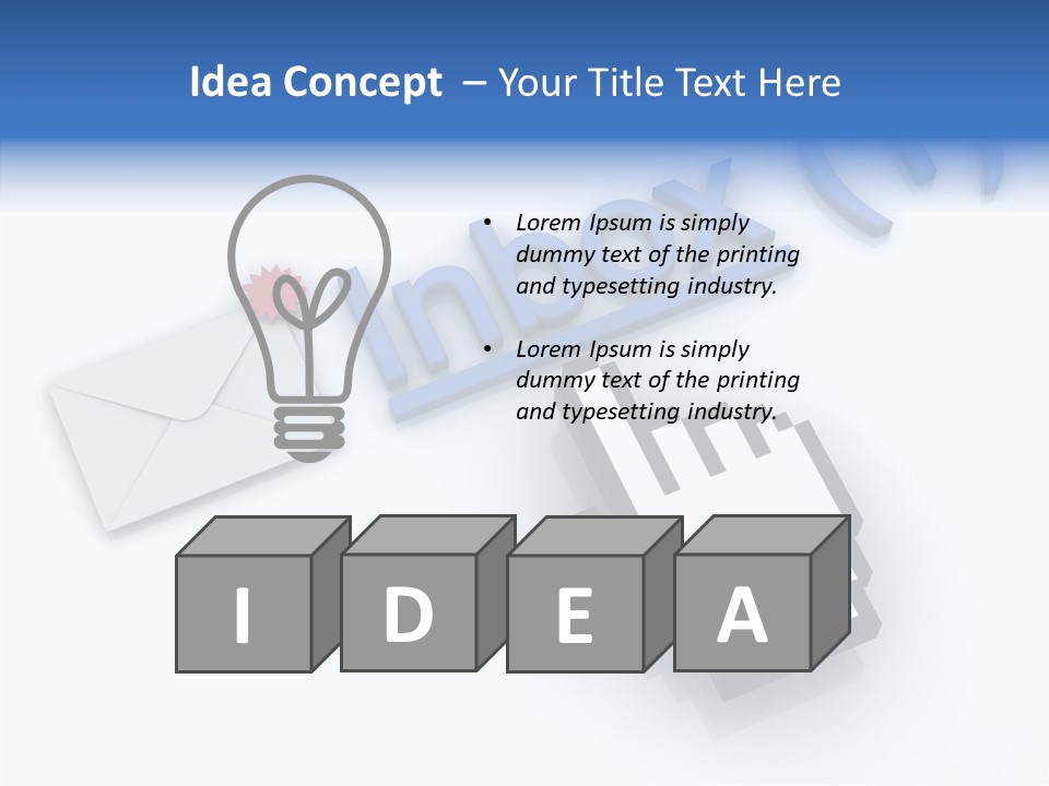 Correspondence Red Website PowerPoint Template